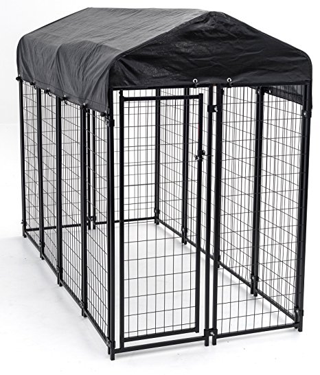 Lucky Dog Uptown Welded Wire Kennel (6'Hx4'Wx8'L)