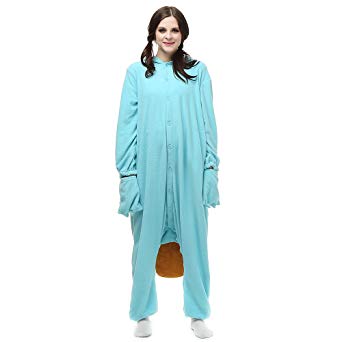 Superband Unisex Adult Platypus Onesie Pajamas Christmas Sleepwear Sky-Blue