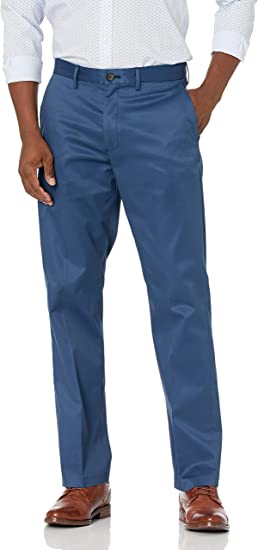 Buttoned Down Men's Relaxed Fit Flat Front Non-Iron Dress Chino Pant