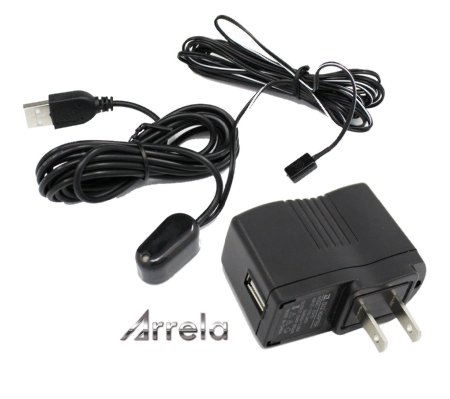 Arrela Infrared Extender Receiver Emitter Repeater - IR ReceivingPCUSB Power Supply