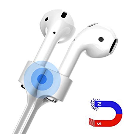 Airpods Strap, Magnetic Airpods Anti-Lost Strap Wire Cable Connector Neckband, Silicone Lanyard Holder Sport String Compatible Airpods Wireless Headphone