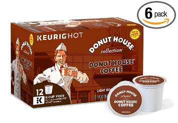 Donut House Collection Coffee, Keurig K-Cups, 72 Count