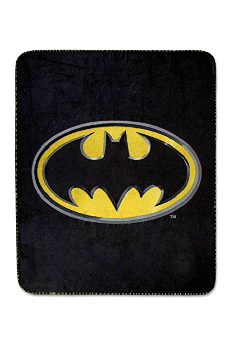 Batman 'Dark Knight Shield' Super Plush Fleece Throw Blanket