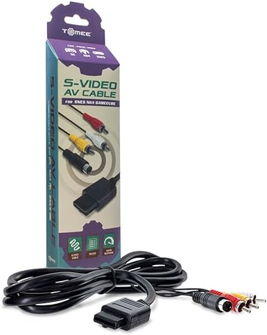 Tomee S-Video AV Cable For Nintendo GameCube/ N64/ SNES by Tomee