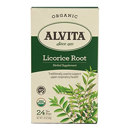Alvita Teas Organic Herbal Licorice Tea, 1.41 Ounce