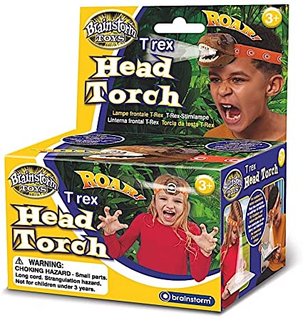 Brainstorm Toys T-Rex Head Light Designed for Children Ages 3  Years