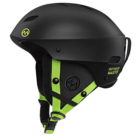 OutdoorMaster Ski Helmet - with ASTM Certified Safety, 9 Options - for Men, Women & Youth