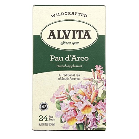 Alvita Caffeine Free Pau D'Arco Tea - 24 Tea Bags