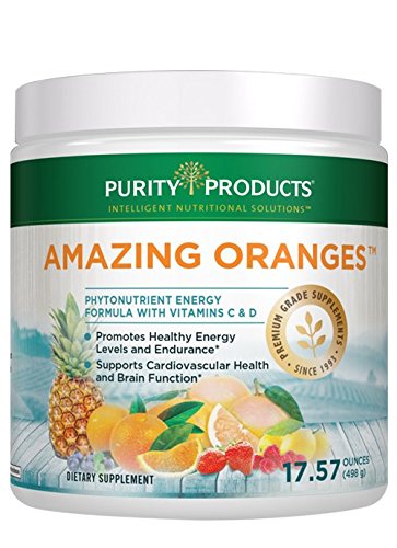 Amazing Oranges Powder 30 day supply | Power Packed w/Vitamin C, Vitamin D, Calcium, Magnesium, Potassium, Fiber, Electrolytes & Bio Flavonoids from Purity Products