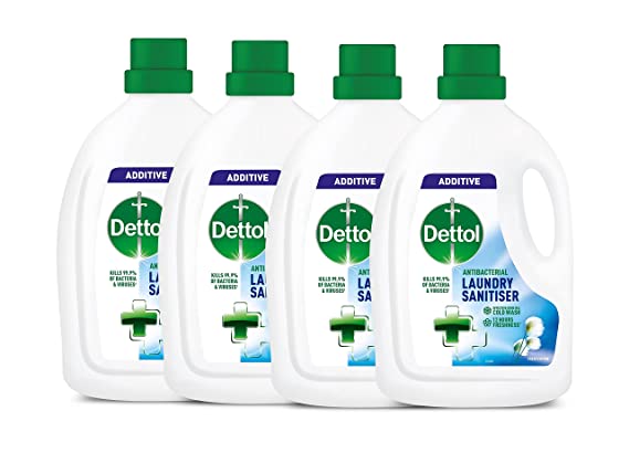 Dettol Antibacterial Laundry Cleanser Liquid Additive, Fresh Cotton, 1.5 Litre