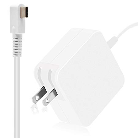 USB C Quick Charger, 45W Type C Adapter Power Cord for Asus Chromebook C302 C302C C302CA ZenBook Flip MacBook 12 inch/Pro/Air 2018, Dell XPS, Thinkpad, Pixel 3/XL, Galaxy S10, LG, Nintendo (White)