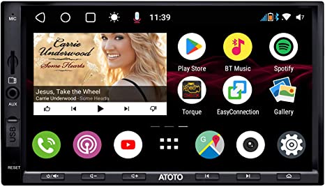 ATOTO S8 Andriod Car in-Dash Navigation, S8 Standard S8G2A71S, Powerful Soc, Dual Bluetooth w/aptX,Voice Assistant,Car Stereo Radio w/DSP Tuning,IPS Display,HD Cam in,Privacy Protect,Support 512GB SD