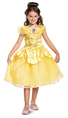 Disney Princess Belle Classic Girls' Costume, Yellow