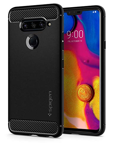 Spigen Rugged Armor Designed for LG V40 ThinQ Case (2018) - Black