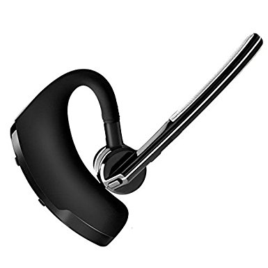 Fullywireless V8 Bluetuth Headset With Microphone Compatatble With Iphone Android And Other Leading Smartphones-Black