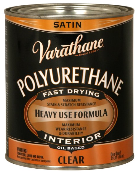 Rust-Oleum Varathane 9141H 1-Quart Interior Oil Polyurethane, Satin Finish