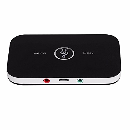 Bluetooth Transmitter Receiver,ELEGIANT Multi-functional Bluetooth 2-in-1 Audio Transmitter and Receiver Bluetooth Adapter Portable Audio Player for Headphone Mobile Phone Computer Tablet PC TV