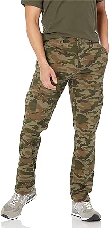 Amazon Essentials Men's Slim-Fit Stretch Cargo Pant (Available in Big & Tall)