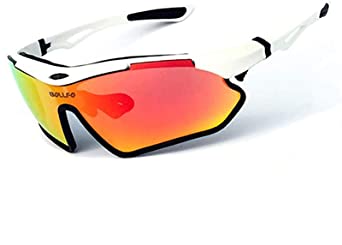 Molizhi Polarized Sports Sunglasses for Men Women UV Protection Sunglasses Cycling Climbing Fishing Running