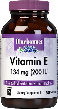 BlueBonnet Vitamin E 200 IU Mixed Softgels, 50 Count