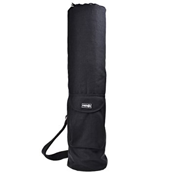 Cosmos® Cotton Exercise Yoga Mat Bag with Front Cargo Pocket