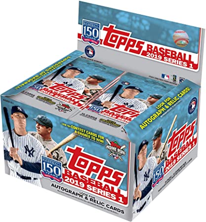 2019 Topps Baseball Series 1 Factory Sealed 24 Pack Retail Box - Baseball Wax Packs