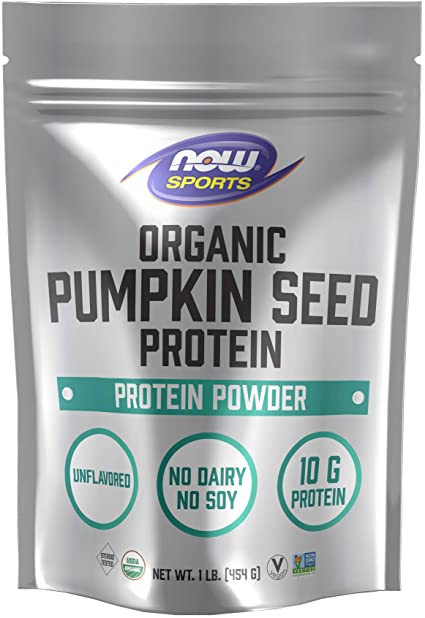 Now Natural Foods, Organic Pumpkin Seed Protein Powder, unflavored, 16 Ounce