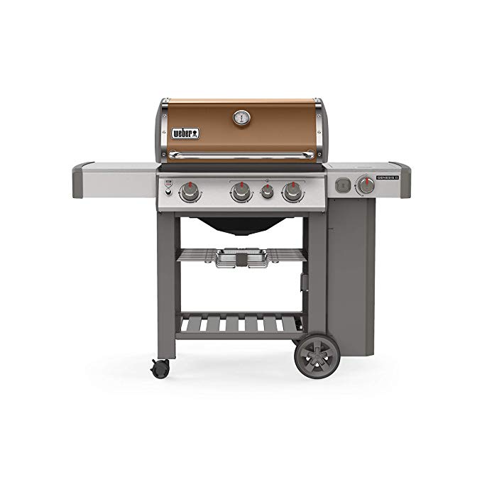 Weber 61022001 Genesis II E-330 3-Burner Liquid Propane Grill, Copper