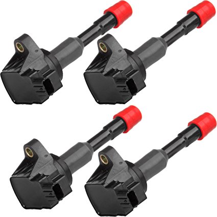 ECCPP® Set of 4 New Ignition Coils Pack for Honda Civic Hybrid 1.3L UF374 C1408 5C1405 03 04 05 06 07 08 09 10