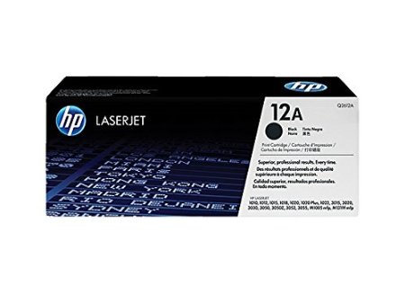 HP 12A Black Original LaserJet Toner Cartridge (Q2612A)