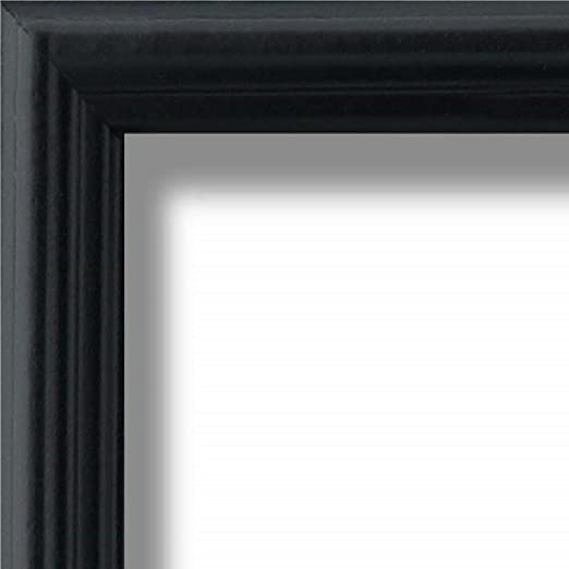 US Art Frames 13x22 Traditional Style Black Thin .75 Inch Wide, Sold Popler Wood, Wall Decor Picture Poster Photo Frame