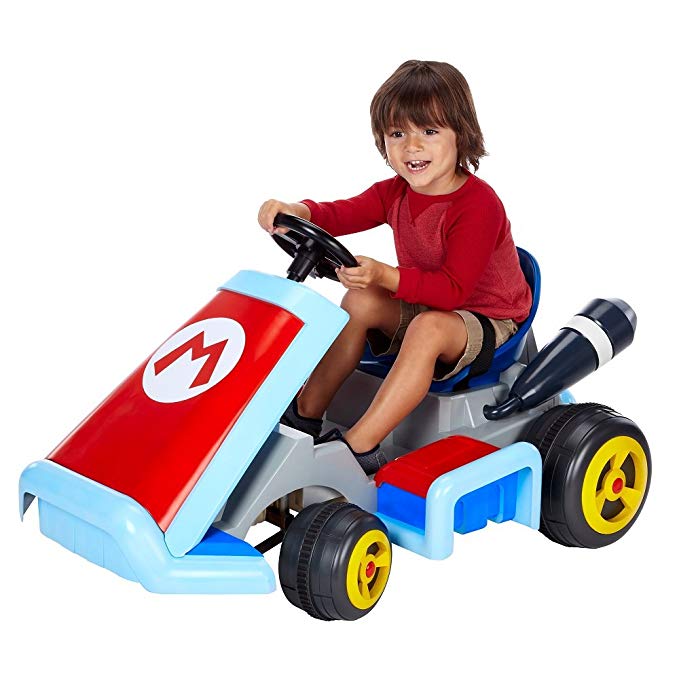 World of Nintendo Super Mario Kart Deluxe 12V Battery Operated Ride-On