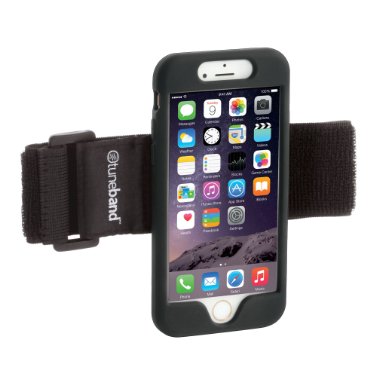TuneBand for iPhone 6  iPhone 6S 47quot Screen Premium Sports Armband with Two Straps and Two Screen Protectors BLACK