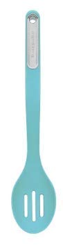 KItchenAid Silicone Slotted Spoon, Aqua Sky