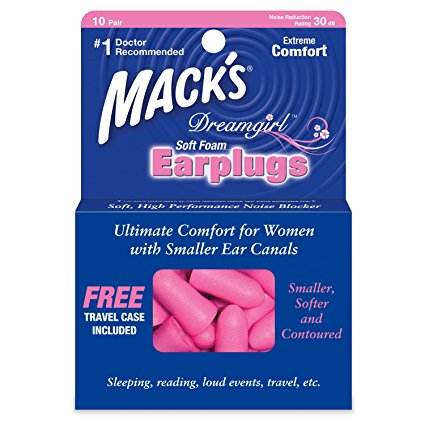 Mack’s Dreamgirl Soft Foam Ear Plugs 10 Pair