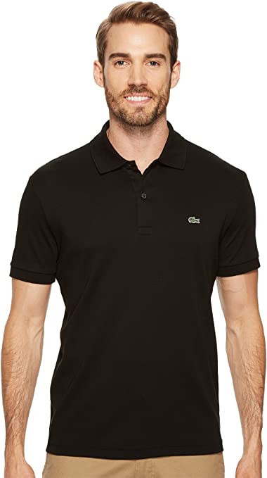 Lacoste Mens Short Sleeve Pima Jersey Interlock Regular Fit Polo