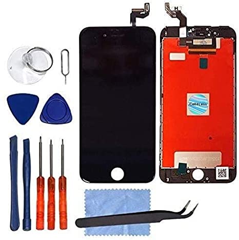 CELL4LESS LCD Touch Screen and Digitizer Assembly for The iPhone 6S 4.7 inch - NOT for The 5.5” (for iPhone 6S Black)