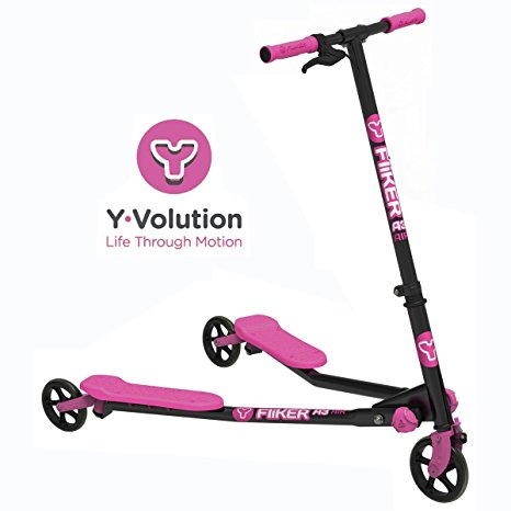 Yvolution Y Fliker Air Push Swing Scooter Winged Speeder Tri Wheel 3 Wheel Kick Scooter Carver Drifter for Boys / Girls / Children Kickboard - Multiple Colors