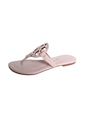 Tory Burch Miller 2 Handpainted Thong Sandal in Dulce de Leche