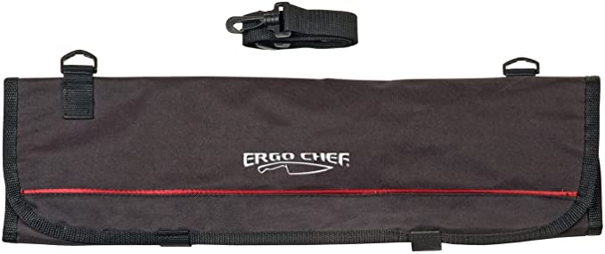 9 Pocket Professional Soft Knife Roll Bag by Ergo Chef