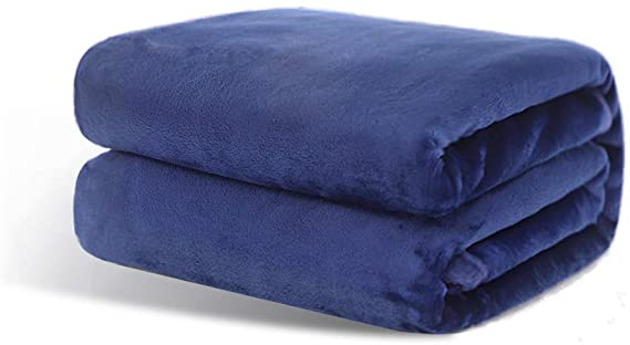 Rest-Eazzzy Luxury Sherpa Throw Blanket Plush Flannel Fleece Blanket, Soft Warm Fuzzy Blanket for Bed Sofa Couch