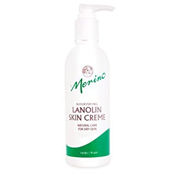 Dry Skin Lanolin Cream by Merino (240ml/8.11fl oz Pump Bottle)