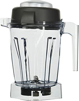 Vitamix 15255 Tritan Copolyester Containers with Wet Blade and Lid,Clear