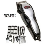 Wahl Chrome Pro Mains Hair Clipper Set and Instructional DVD 79524-800