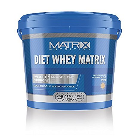 Matrix Nutrition Diet Whey Protein Powder Shake - Meal Replacement Weight Loss Shake. (Chocolate, 908g)