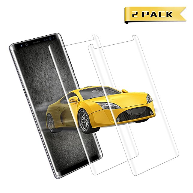 Lupaava Screen Protector for Galaxy Note 8, (2Pack) Tempered Glass, Crystal Clear, 9H Hardness, 3D Touch Compatible (Note8 / 2Pack)