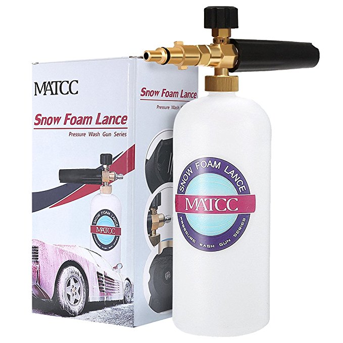 MATCC Foam Lance for Nilfisk Connector Compaitble Foam Cannon Snow Foam Lance Foam Blaster Car Wash Soap Kit for Car Pressure Washer Gun