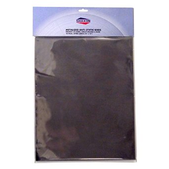 Shaxon SHX-1473 Metalized Anti-Static Bags, 12" x 16" (Pack of 10)