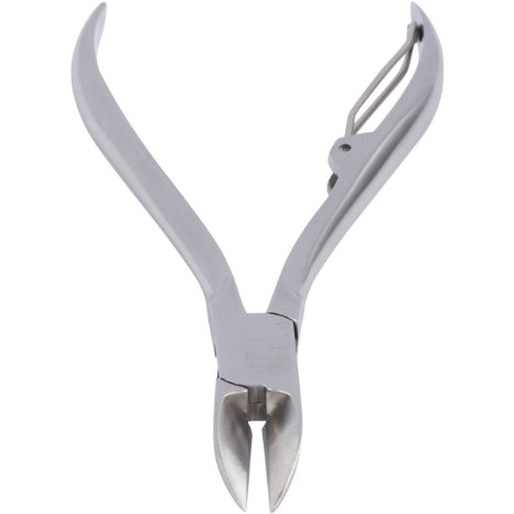 Podiatrist's Toenail Clippers for Thick and Ingrown Nails - Surgical Grade Stainless Steel Nippers by Fox Medical Equipment