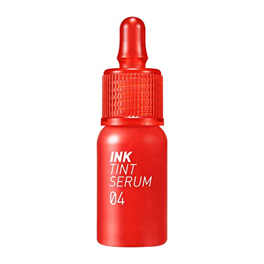 Peripera Ink Tint Serum | Lip Gloss, Non-Sticky, Long-Wearing, long-Lasting, Moisturizing, High Shine, Beautiful Orange | #04 Active Orange